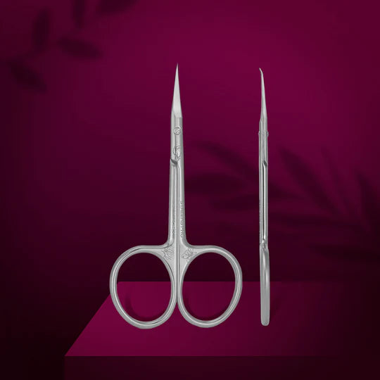 Professional cuticle scissors with hook EXCLUSIVE 23 TYPE 2 (magnolia) -SX-23/2m