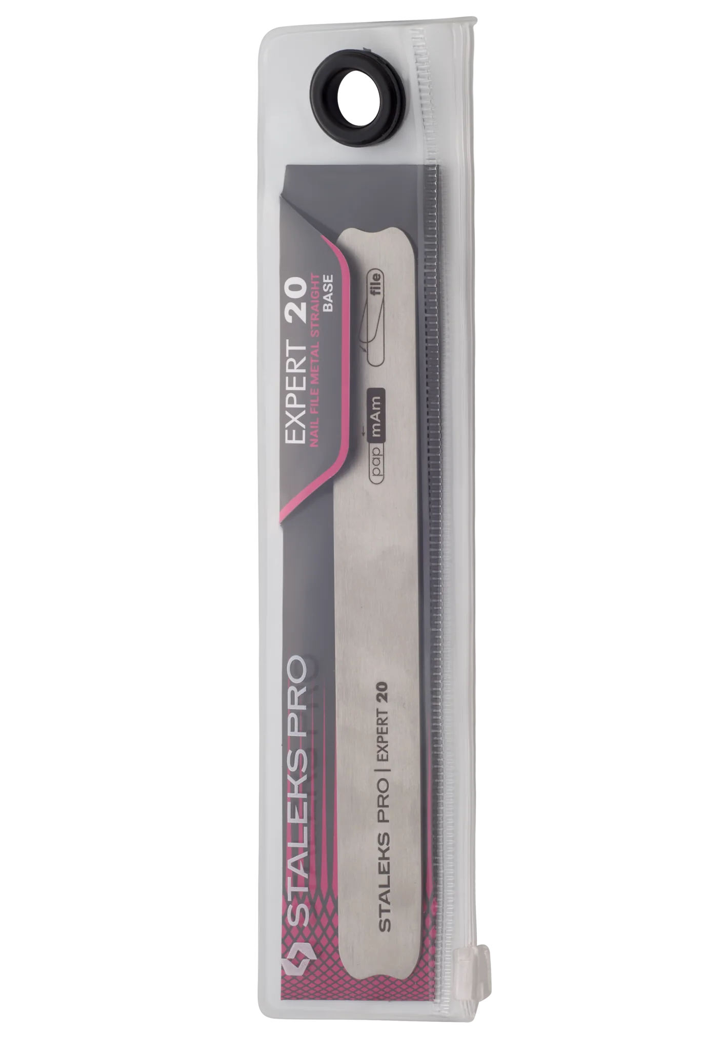 Nail file metal straight (base) EXPERT 20- MBE-20