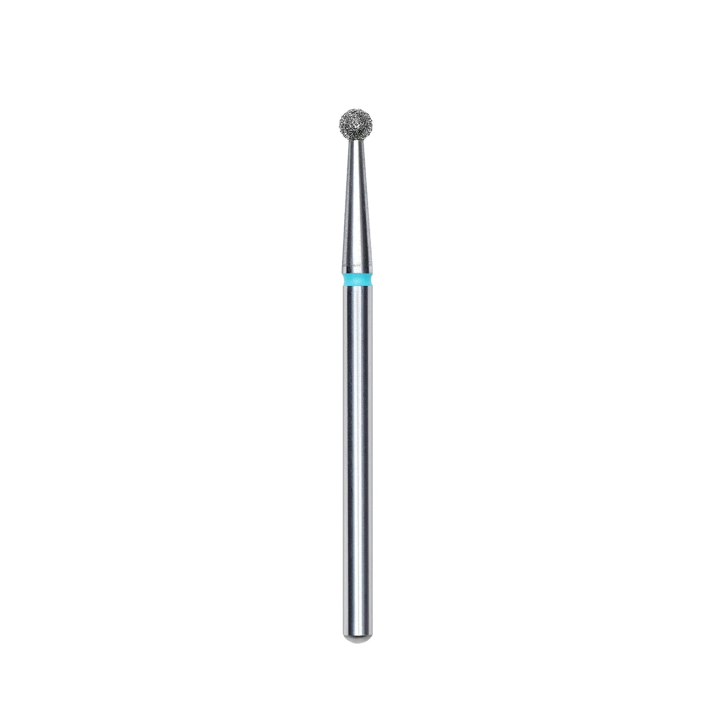 Diamond nail drill bit, "ball", blue, head diameter 2,7 mm -FA01B027