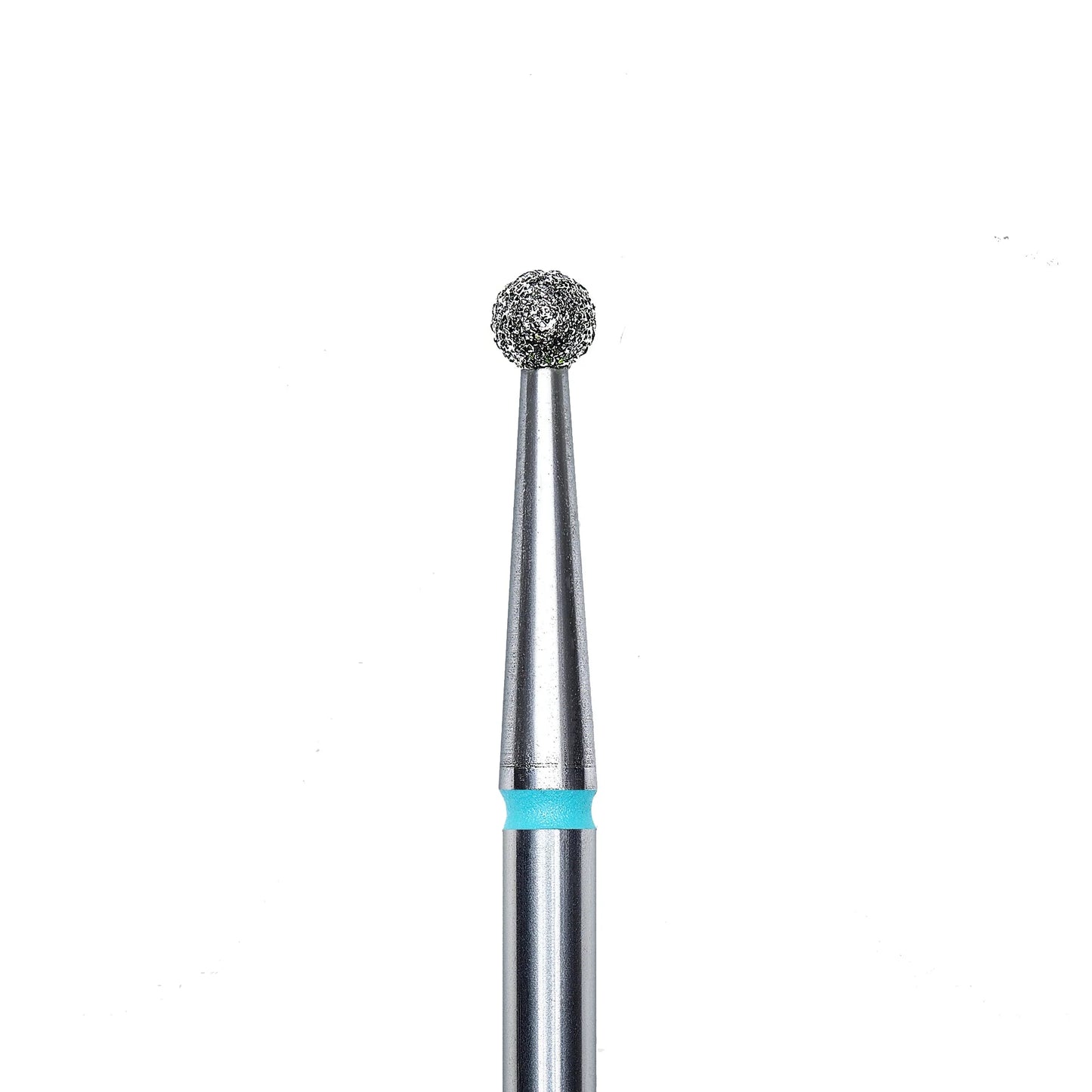 Diamond nail drill bit, "ball", blue, head diameter 2,7 mm -FA01B027