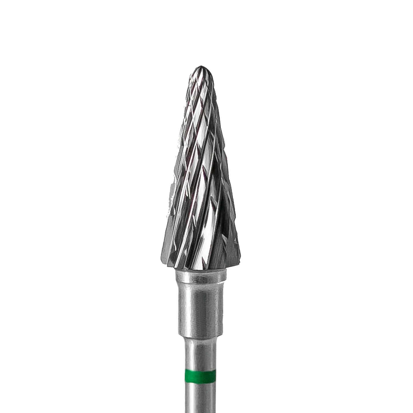 Carbide drill bit, "cone", green, head diameter 6 mm/ working part 14 mm -FT71G060/14