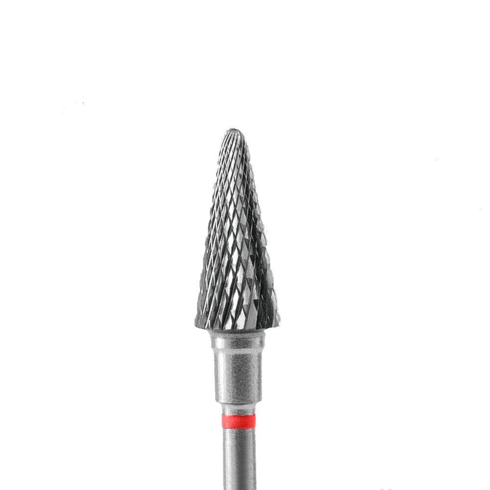 Carbide drill bit, "cone", red, head diameter 6 mm/ working part 14 mm -FT71R060/14