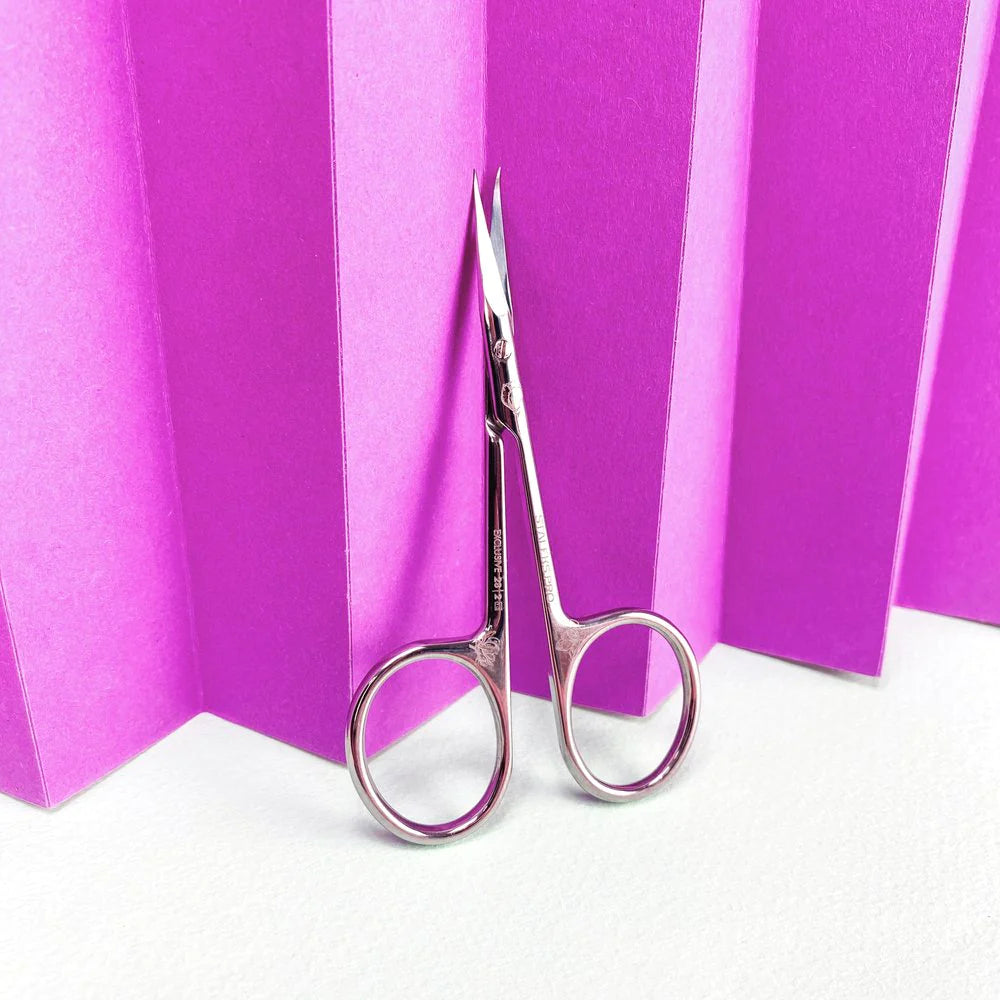 Professional cuticle scissors with hook EXCLUSIVE 23 TYPE 2 (magnolia) -SX-23/2m