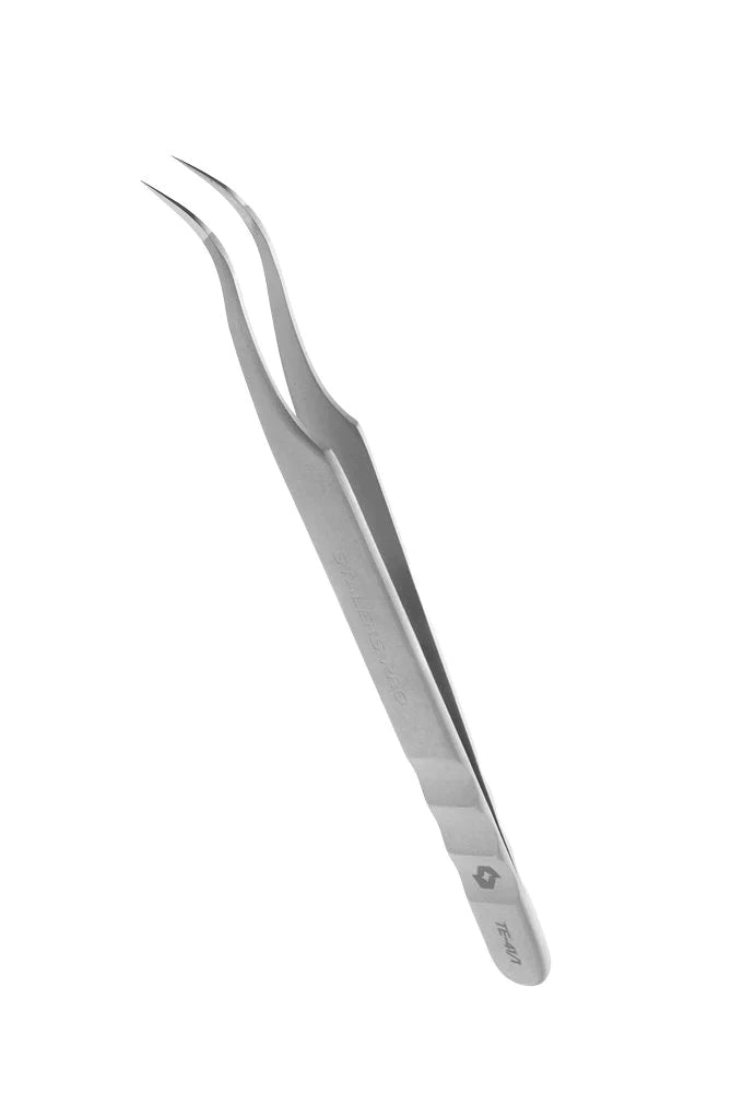 Professional eyelash tweezers EXPERT 41 TYPE 1 (curved)- TE-41/1