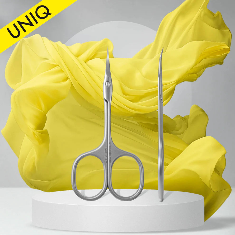 Cuticle Scissors "Ballerina" UNIQ 10 TYPE 3 -SQ-10/3 Staleks